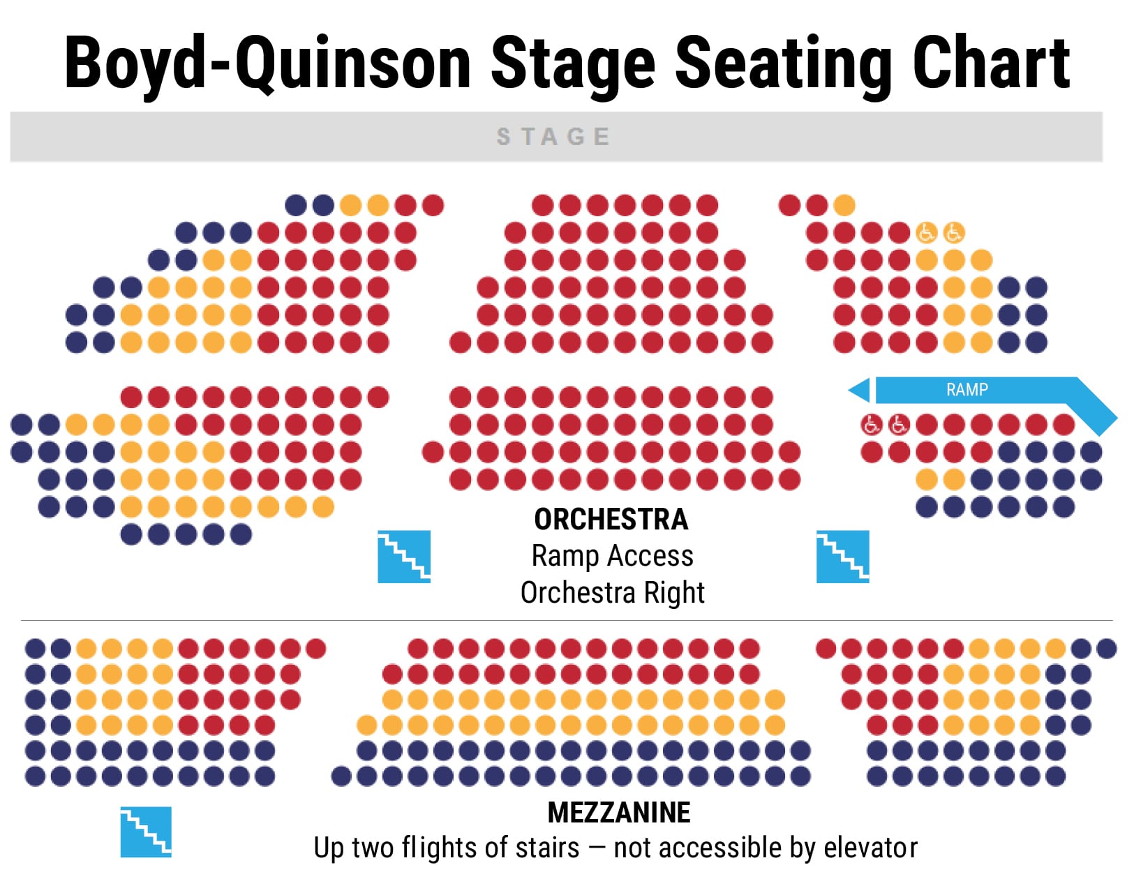 Boyd-Quinson Stage Seating Chart